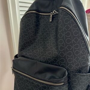 Calvin Klein Black Monogram Backpack